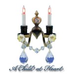 Nostalgia Double Candle Wall Sconce- Only 2 Left -