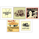 Dollhouse Resturant Sign(s) # 1- Choice of Styles -