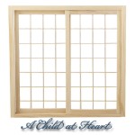 Dollhouse Sliding Glass Door with Mullions