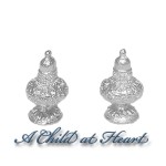 (*) Dollhouse Ornate Salt &amp; Pepper Shaker- Choice of Finish -