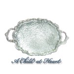 Dollhouse Finished or Unfnished - Oval Tray with Handles