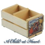 Dollhouse Empty Orange Crate