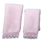 Dollhouse 2 pc Towel Set - Pink