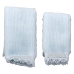 Dollhouse 2 pc Towel Set - Blue