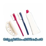 Dollhouse Toothbrushes, Holder &amp; Paste Set
