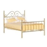 Dollhouse Double Brass Bed