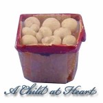 Dollhouse Mushrooms Basket