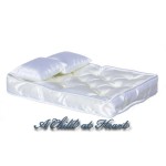 Dollhouse White Mattress with Pillows