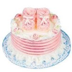 (*) Dollhouse Pink Booties Cake