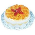 Dollhouse Orange Fruit Tart