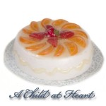 Dollhouse Orange Fruit Tart