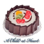 Chocolate Rimmed Fruit Tart