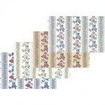(&amp;sect;) Sale $3 Off - 3 Shts Kismet Stripe Paper- Choice of Color -