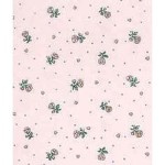 (&amp;sect;) Sale $1 Off - 2 Shts Petite Fleur Wallpaper- Choice of Color -