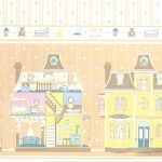 (&amp;sect;) Sale $1 Off - 2 Shts Dollhouse Fantasy Paper- Choice of Color -
