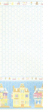 (&amp;sect;) Sale $1 Off - 2 Shts Dollhouse Fantasy Paper- Choice of Color -