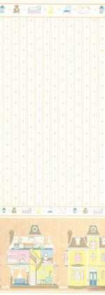(&amp;sect;) Sale $1 Off - 2 Shts Dollhouse Fantasy Paper- Choice of Color -