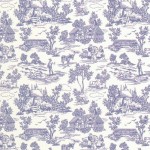 3 Shts - Dollhouse Champagne Toile Paper- Choice of Color -