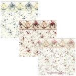 (&amp;sect;) Sale $3 Off - 3 Shts Sonata Wallpaper- Choice of Color -