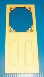 Dollhouse Victorian Screen Door- Choice of Style -