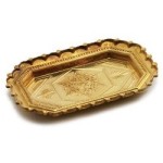 (*) Dollhouse Budget Brass Tray(s)