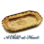 (*) Dollhouse Budget Brass Tray(s)