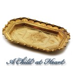 (*) Dollhouse Budget Brass Tray(s)