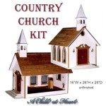 - Discontinued -Dollhouse Country Church (Kit)