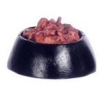 Filled Dollhouse Pet Milk or Food Bowl