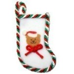() Dollhouse Christmas Stocking- Choice of Color &amp; Style -