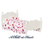 Dollhouse Single White Bed