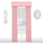 &amp;sect; Disc $5 Off - Dollhouse Pink Single Drape