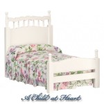 Dollhouse Single White Bed
