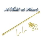 Dollhouse Curtain Rod Set