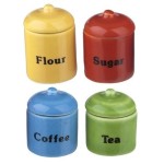 Dollhouse Fiesta Kitchen Canisters
