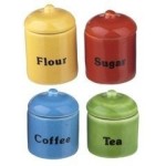 Dollhouse Fiesta Kitchen Canisters