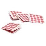 Red Check Paper Napkin (Kit)