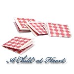Red Check Paper Napkin (Kit)