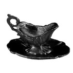 (*) Dollhouse 2 pc Gravy Boat- Choice of Finish -