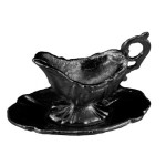 (*) Dollhouse 2 pc Gravy Boat- Choice of Finish -