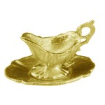(*) Dollhouse 2 pc Gravy Boat- Choice of Finish -