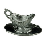 (*) Dollhouse 2 pc Gravy Boat- Choice of Finish -