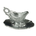 (*) Dollhouse 2 pc Gravy Boat- Choice of Finish -
