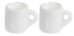 2 Dollhouse Coffee Mugs