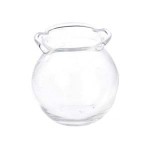 Dollhouse Scallop Edge Glass Fish Bowl - Small