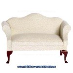 Dollhouse Cream Queen Anne Living Room