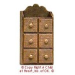 &amp;sect; Disc $1 Off - Dollhouse White Spice Rack (Kit)
