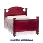 Dollhouse Classic Mahogany Bedroom