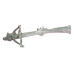 (*) Dollhouse Cross Bow- Choice of Size &amp; Finish -