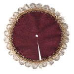 (&amp;sect;) Disc. .60&amp;cent; Off - Burgundy &amp; Gold Tree Skirt